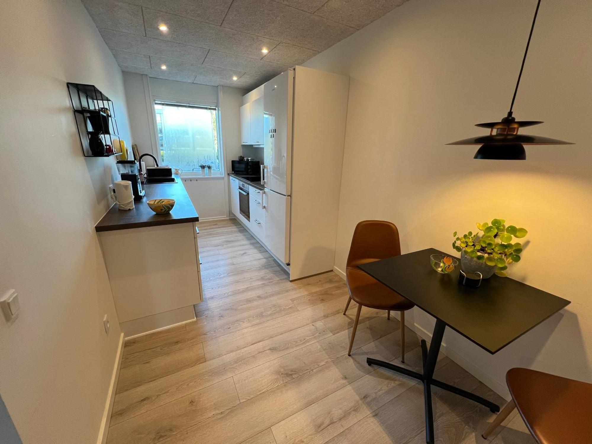 Nyrenoveret Lejlighed Med Balkon Og Parkering เอสบีเยร์ ภายนอก รูปภาพ